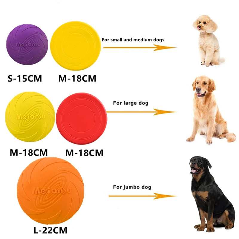 Bite Resistant Frisbee for Dogs - Puff & Fluff